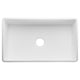 ANZZI Roine Farmhouse Reversible Apron Front Solid Surface 30 in. Single Basin Kitchen Sink