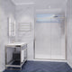 ANZZI Halberd 48 in. x 72 in. Framed Shower Door with TSUNAMI GUARD