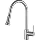 KF-AZ213BN - ANZZI Tycho Single-Handle Pull-Out Sprayer Kitchen Faucet in Brushed Nickel