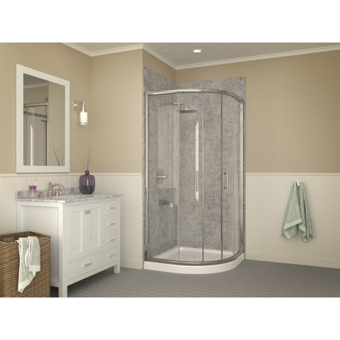 SB-AZ006WN-R - ANZZI 38 in. x 38 in. Shower Base in White