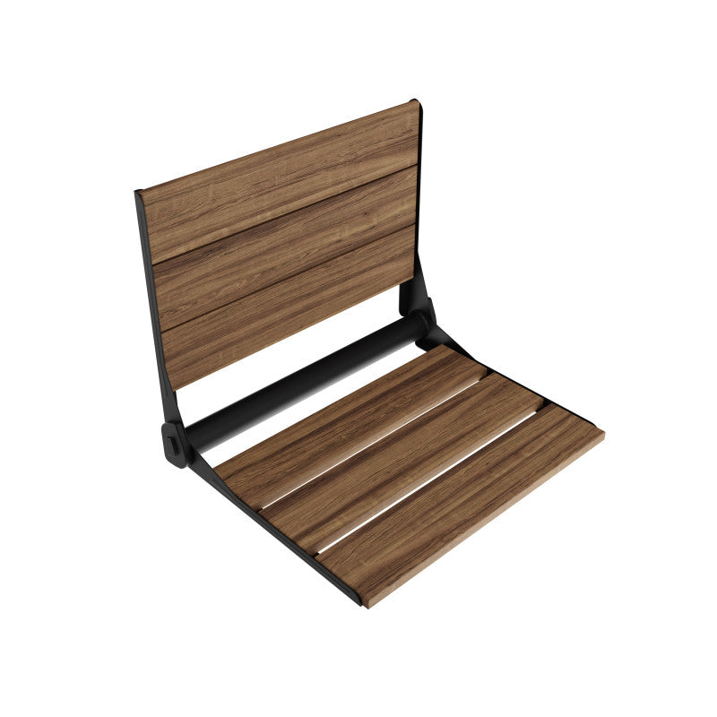 AC-AZ8208 - ANZZI Isle 17 in. Teak Wall Mounted Folding Shower Seat