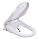 Electric Bidet Seat with Heated Seat, Warm Water, Rear and Lady Wash, Air Dryer, Self Cleaning Nozzle, and Wireless Remote