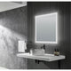 BA-LMDFX008AL - ANZZI Mars 32 in. x 30 in. Frameless Rectangular LED Bathroom Mirror with Defogger in Silver