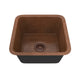 K-AZ240 - ANZZI Kovie Drop-in Handmade Copper 16 in. 0-Hole Single Bowl Kitchen Sink in Hammered Antique Copper