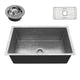 Tereus Drop-in Handmade Copper 30 in. 0-Hole Single Bowl Kitchen Sink