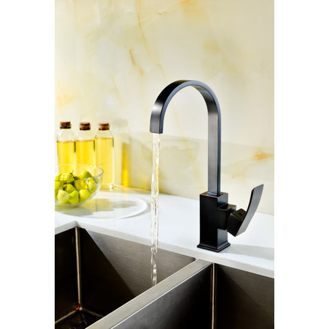 KF-AZ035ORB - ANZZI Opus Series Single-Handle Standard Kitchen Faucet in Oil Rubbed Bronze
