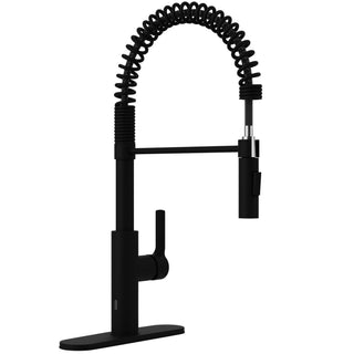 ANZZI Ola Touchless Faucet, 1-Handle, Dual Spray Pull-Down Sprayer, Motion Sensor Activation, Deck Plate Included, Rhino Alloy, Multiple Finishes