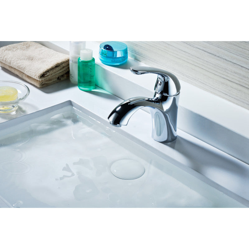 ANZZI Clavier Series Single Hole Single-Handle Mid-Arc Bathroom Faucet