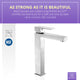 ANZZI Enti Series Single Hole Single-Handle Vessel Bathroom Faucet