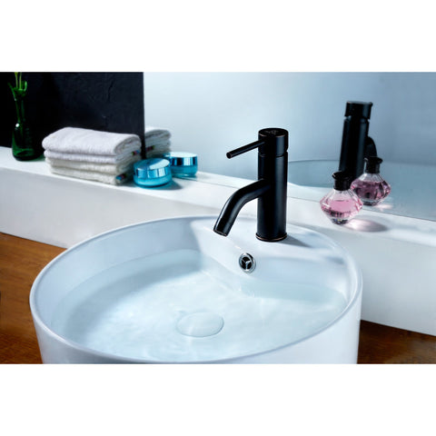 Bravo Series Single Hole Single-Handle Low-Arc Bathroom Faucet