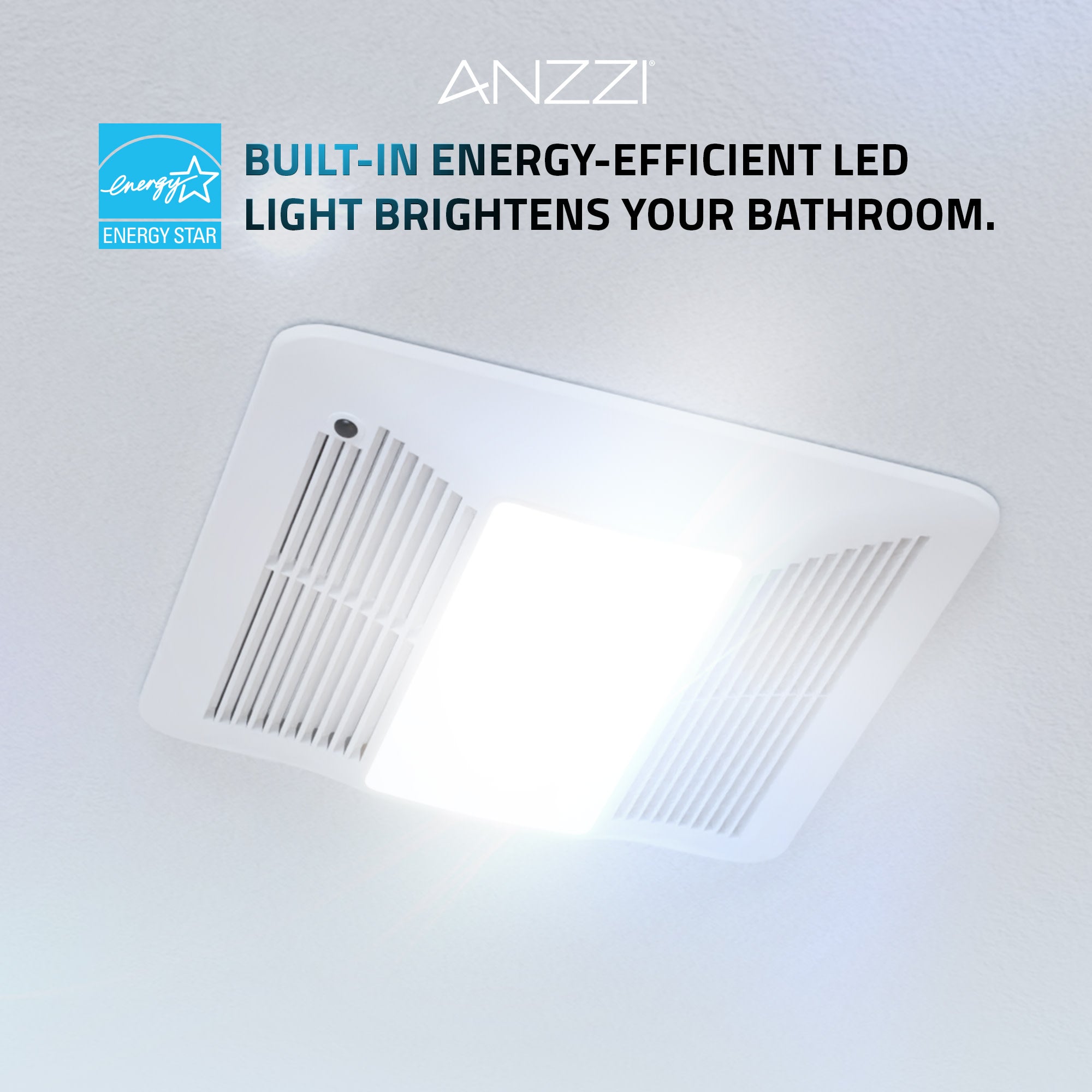 【ネオンうちわ専門店】AIRTEX APC-018 ホワイト　箱付き EF-AZ104WH - ANZZI Broad Series 150 CFM Ceiling Mount Bathroom