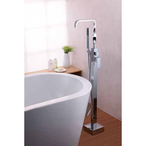 Yosemite 2-Handle Claw Foot Tub Faucet with Hand Shower