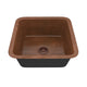 K-AZ262 - ANZZI Isle Drop-in Handmade Copper 19 in. 0-Hole Single Bowl Kitchen Sink in Hammered Antique Copper