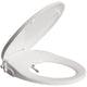 Troy Series Non-Electric Bidet Seat for Toilets in White with Dual Nozzle, Built-In Side Lever and Soft Close