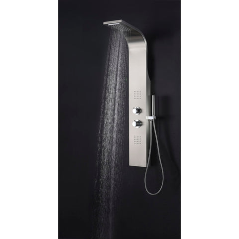 Anchorage 51 in. Full Body Shower Panel with Heavy Rain Shower and Spray Wand
