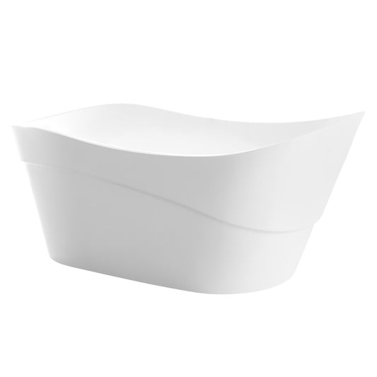 FT-AZ094 - ANZZI Kahl Series 5.58 ft. Freestanding Bathtub in White