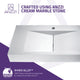 Althea Solid Surface Vessel Sink in Matte White
