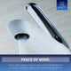 ANZZI Etude Series Single Hole Single-Handle Low-Arc Bathroom Faucet in Polished Chrome