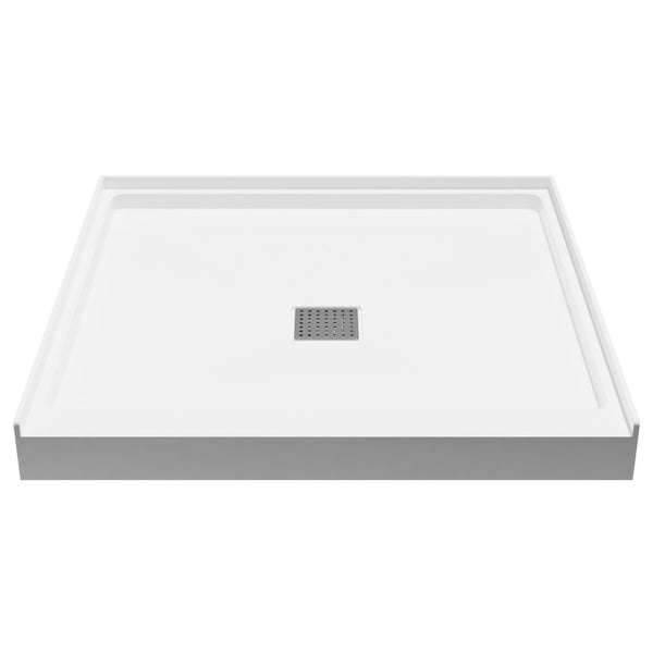 SB-AZ102C - ANZZI Alexander 36 in. L x 36 in. W Alcove Shower Pan