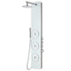 SP-AZ8090 - ANZZI Lynx 58 in. 3-Jetted Full Body Shower Panel with Heavy Rain Shower and Spray Wand in White
