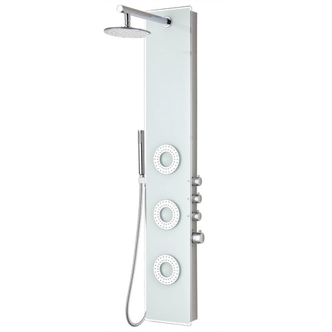 Lynx 58 in. 3-Jetted Full Body Shower Panel with Heavy Rain Shower and Spray Wand