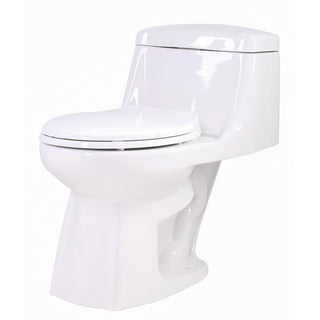 T1-AZ061 - ANZZI Templar 1-piece 1.28 GPF Single Flush Elongated Toilet in White