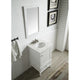 Alexander 21 in. W x 34.4 in. H Bathroom Vanity Set in Rich White