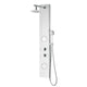 SP-AZ057 - ANZZI Aquifer Series 56 in. Full Body Shower Panel System with Heavy Rain Shower and Spray Wand in White